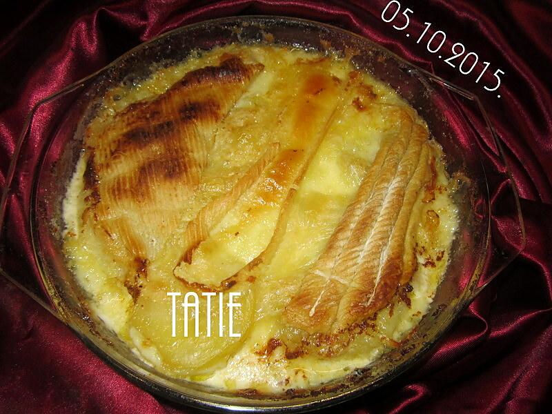 recette Tartiflette aux pommes de terre.