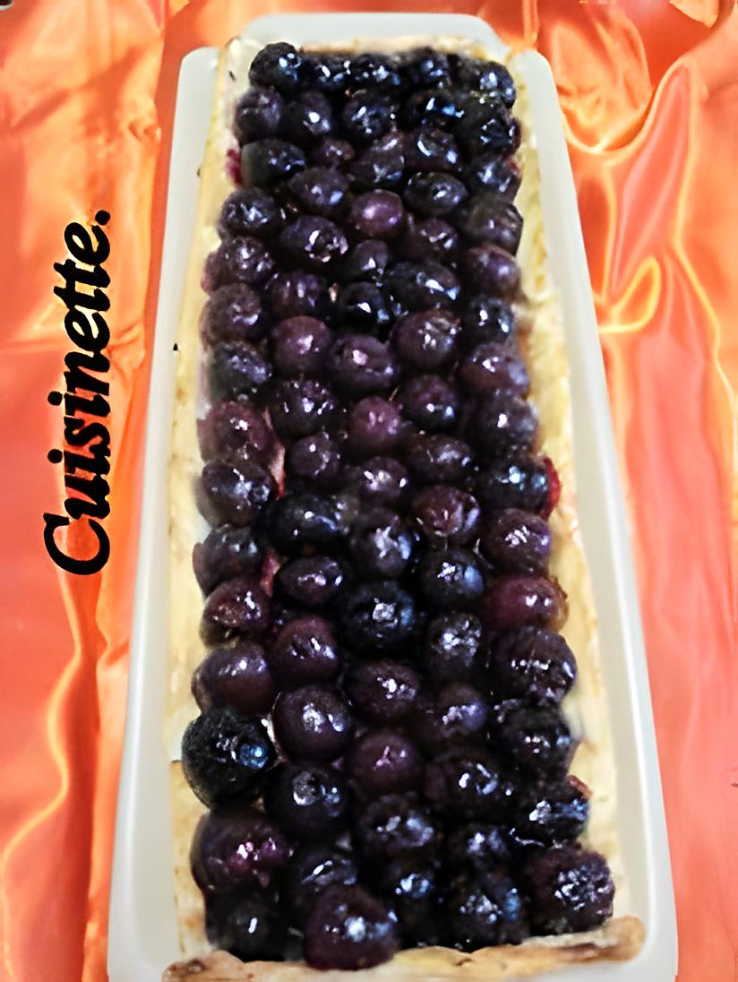 recette Tarte aux cerises nature.