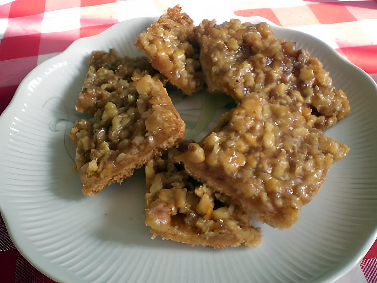 recette Florentines au caramel et noix