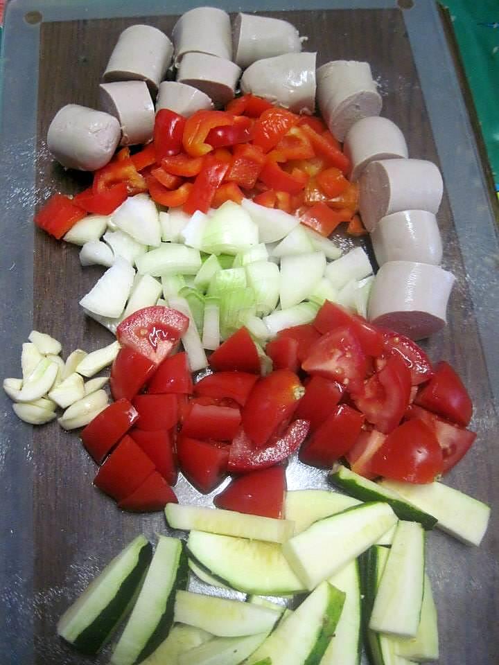 recette Boudin blanc aux légumes d'été.