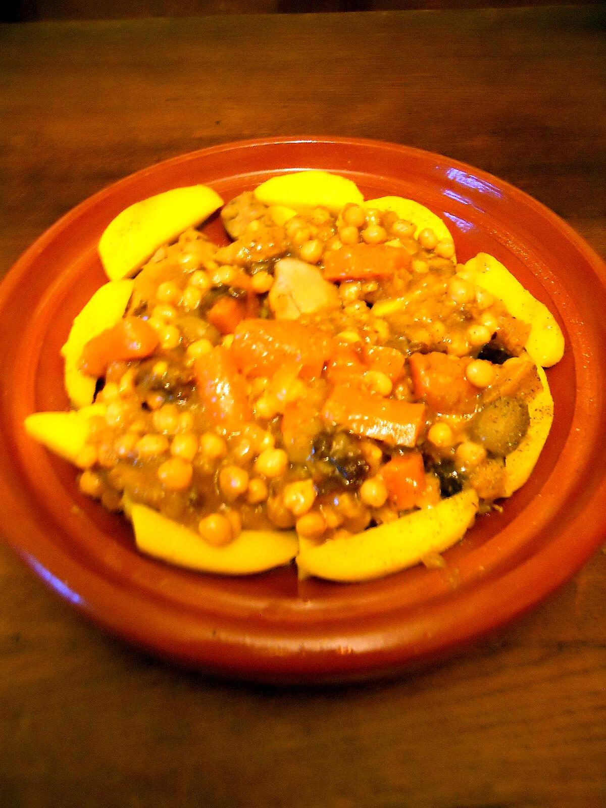 recette TAJINE DE POULET AUX CITRONS CONFITS