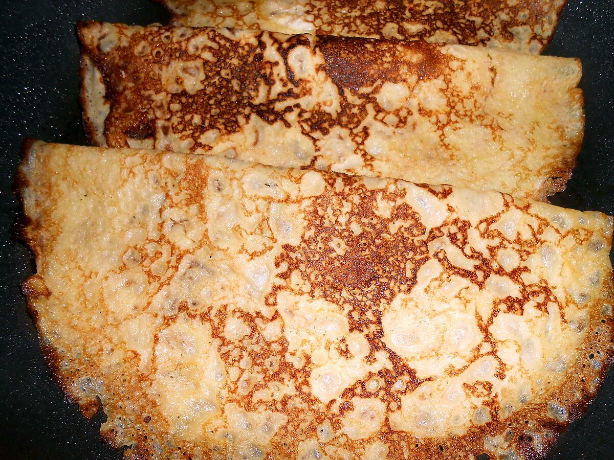 recette CREPES MIEL CITRON