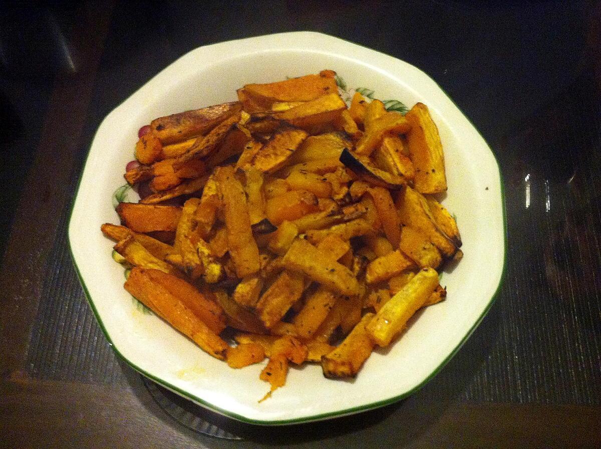 recette Frites de butternut