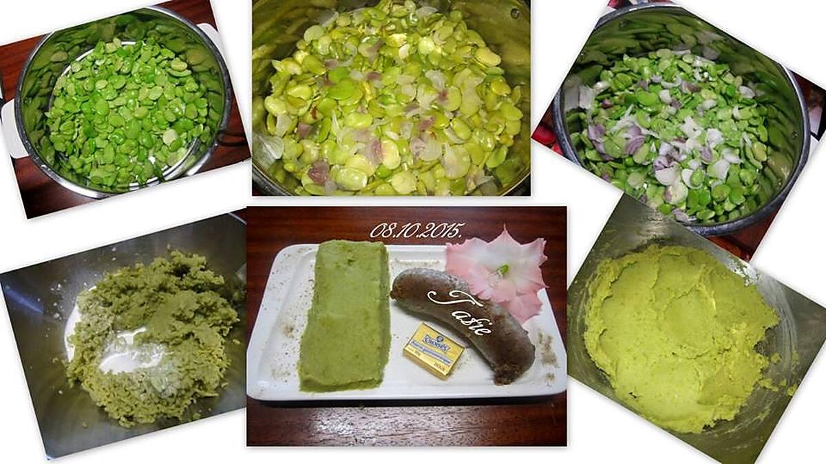 recette Purée de fèves.