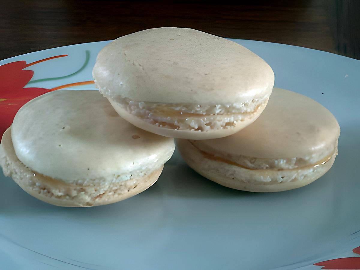 recette MACARONS NOISETTES ET CITRON