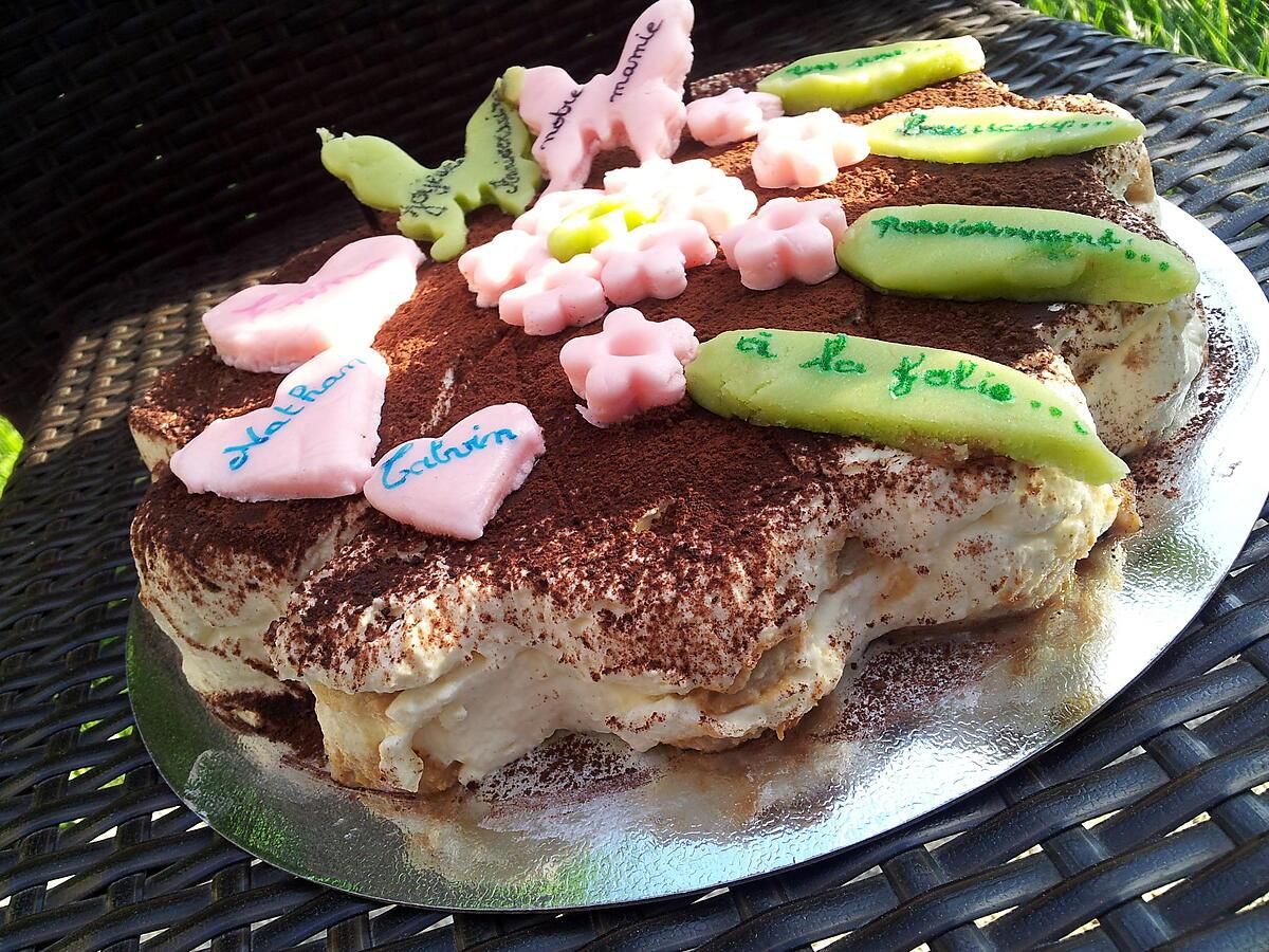 recette Gâteau d'Anniversaire pour Mamie