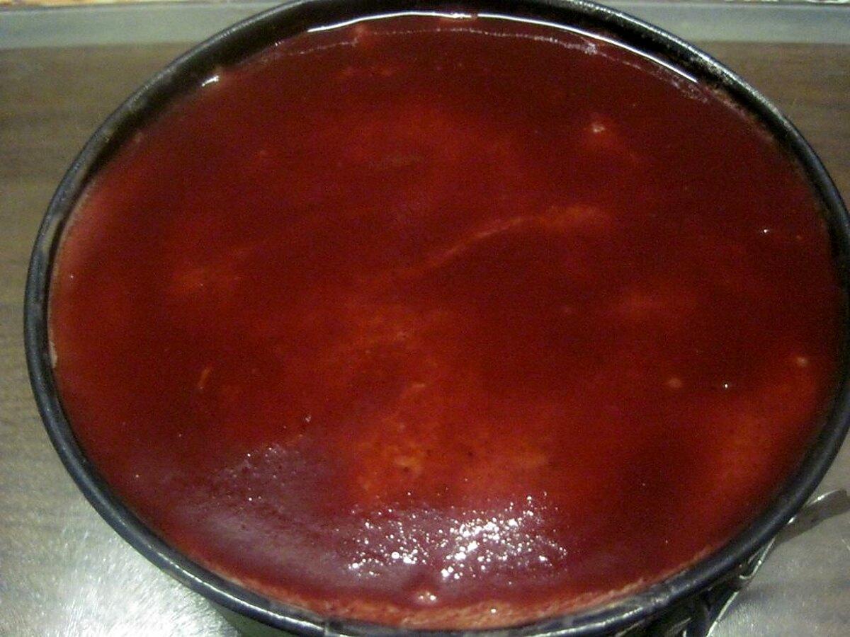recette Vacherin aux poires et fraises.Chantilly.