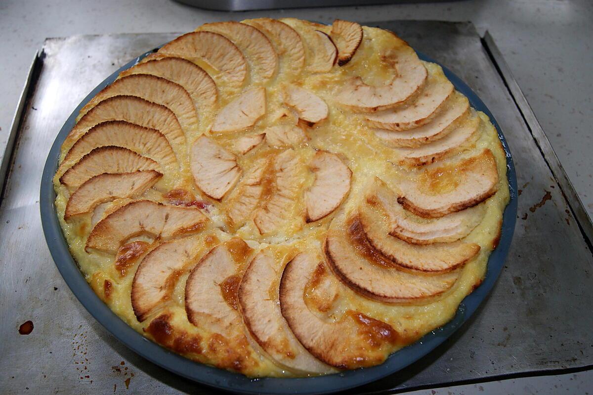 recette Gâteau mi flan / mi far aux pommes