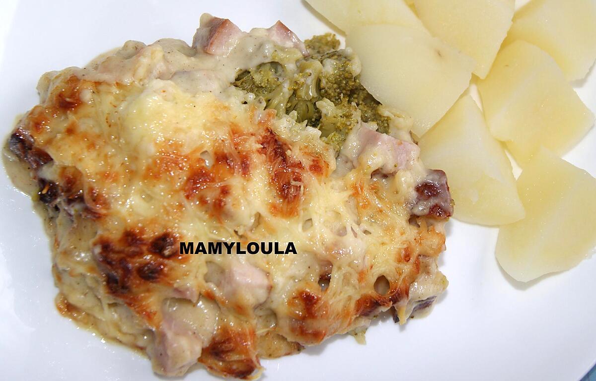 recette Gratin de brocolis