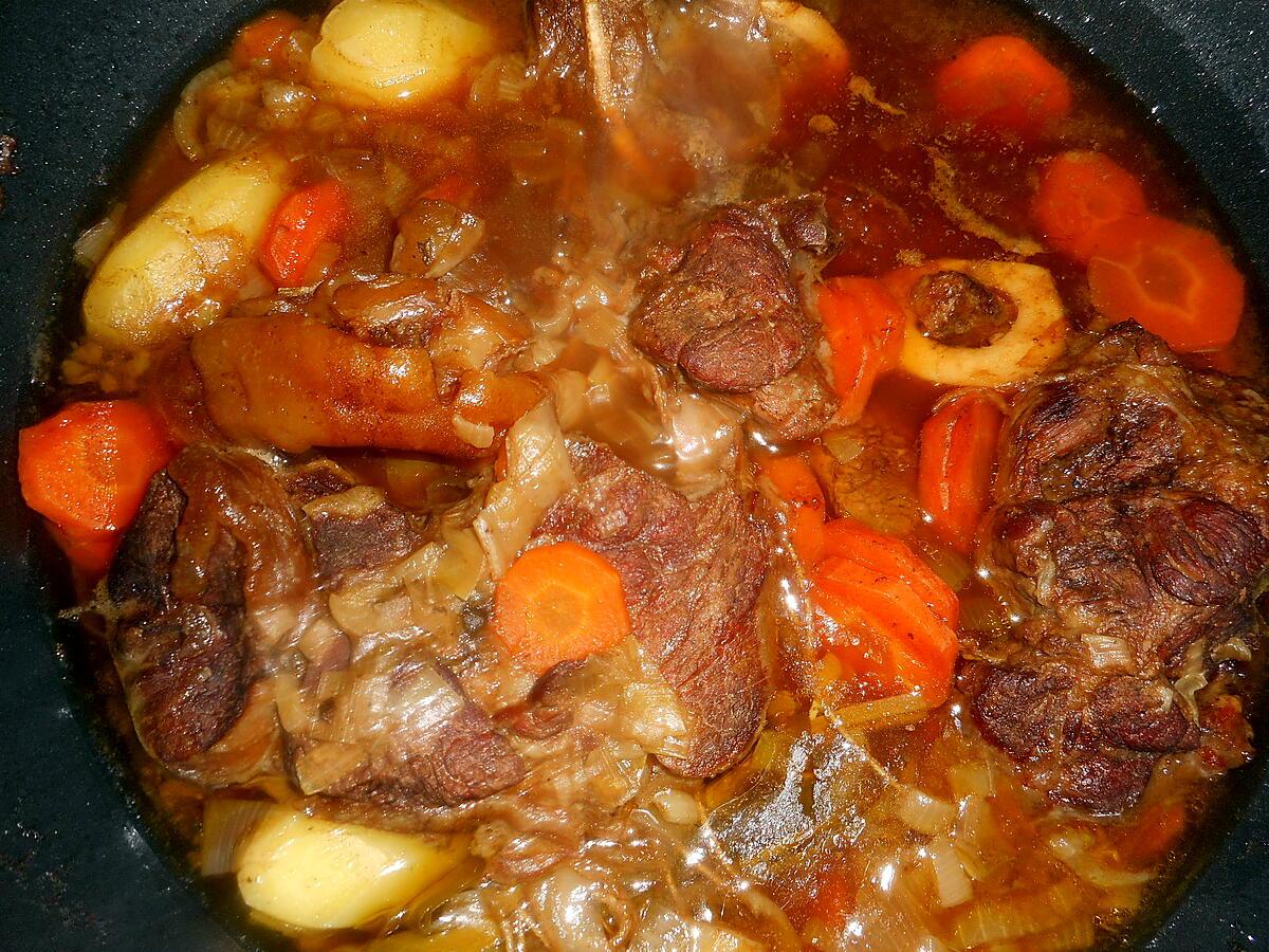 recette Jarret de boeuf à la bière ambrée