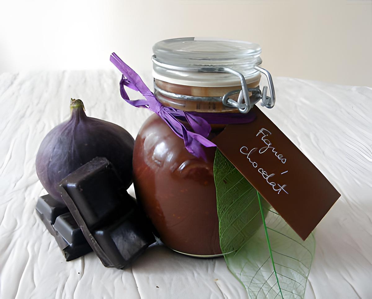 recette Confiture de figues au chocolat