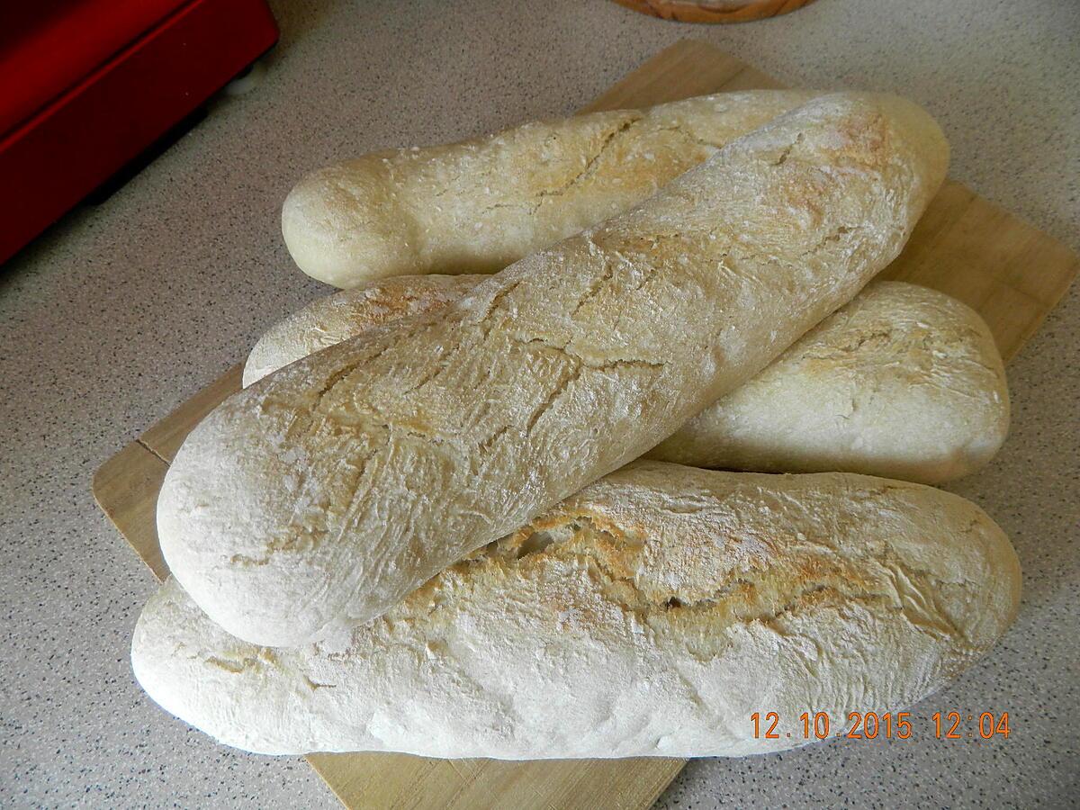 recette Baguettes maison