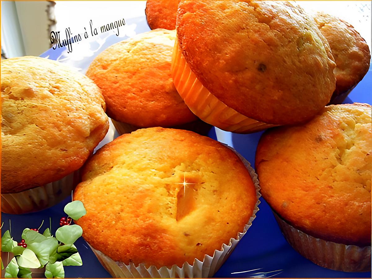 recette Muffins au noix de cajou et mangue séché