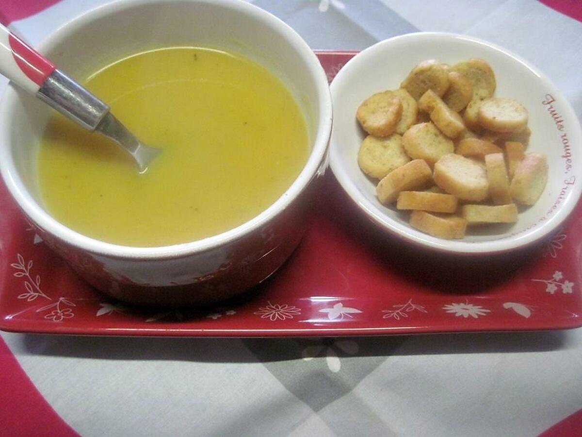 recette Soupe betternut et pommes de terre.