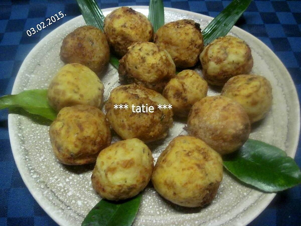 recette Boulettes de pommes de terre.