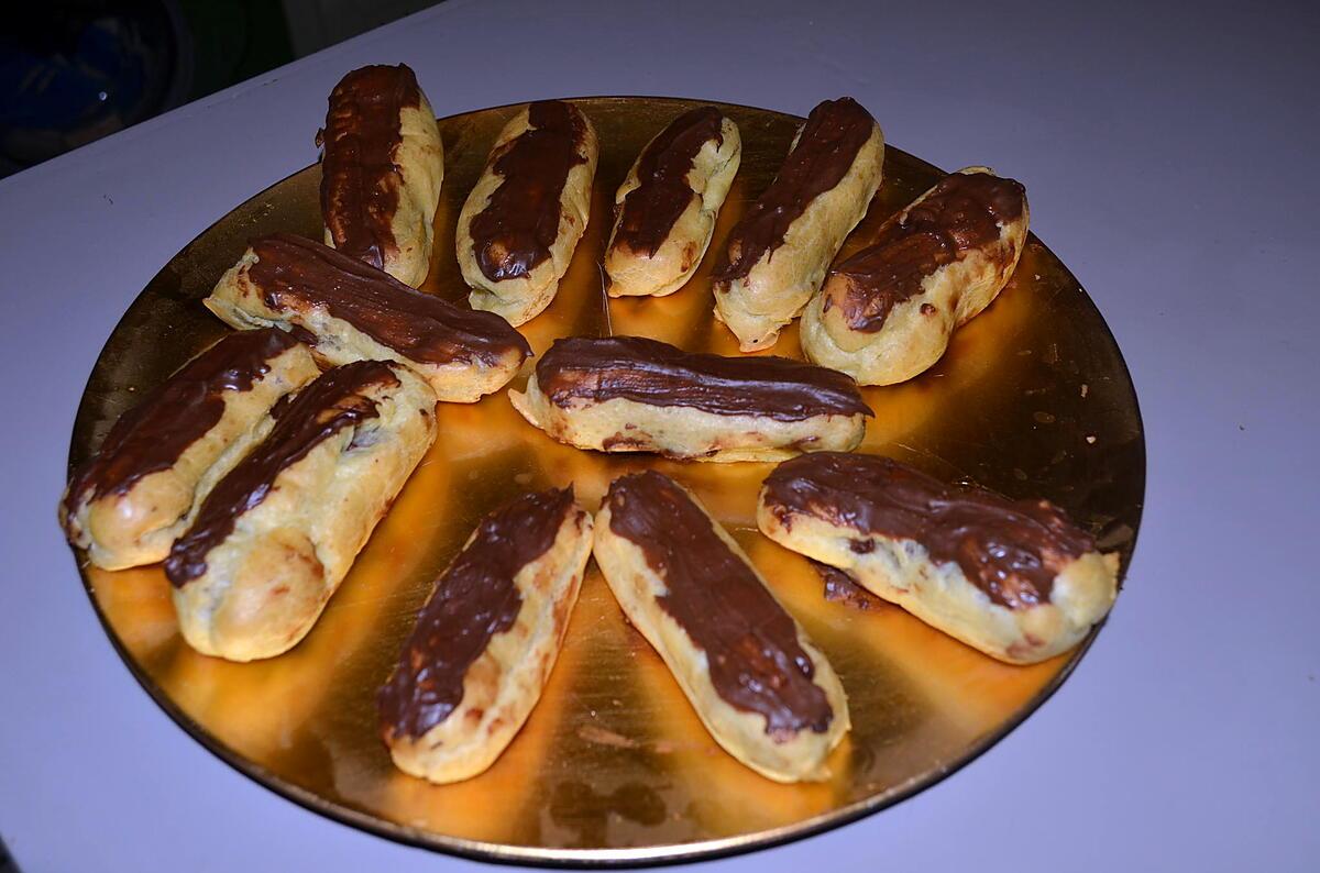 recette ECLAIRS AU NUTELLA