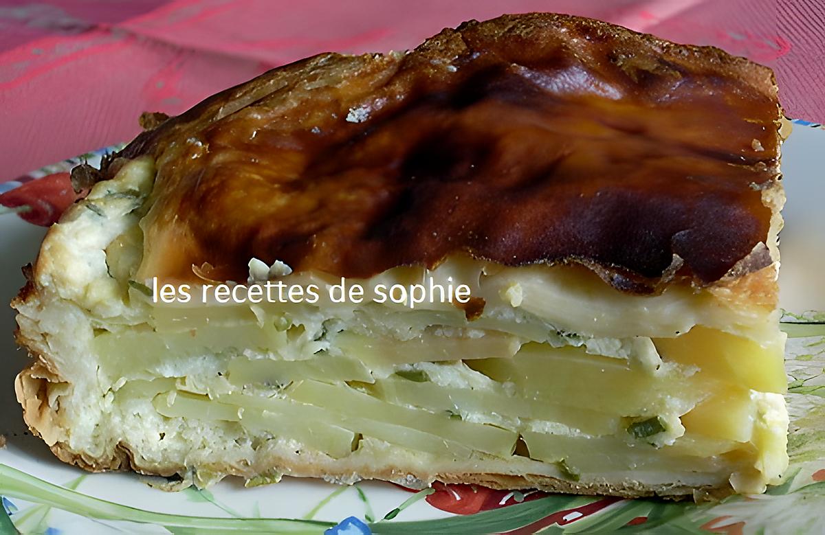 recette Tourte Parmentière au chèvre