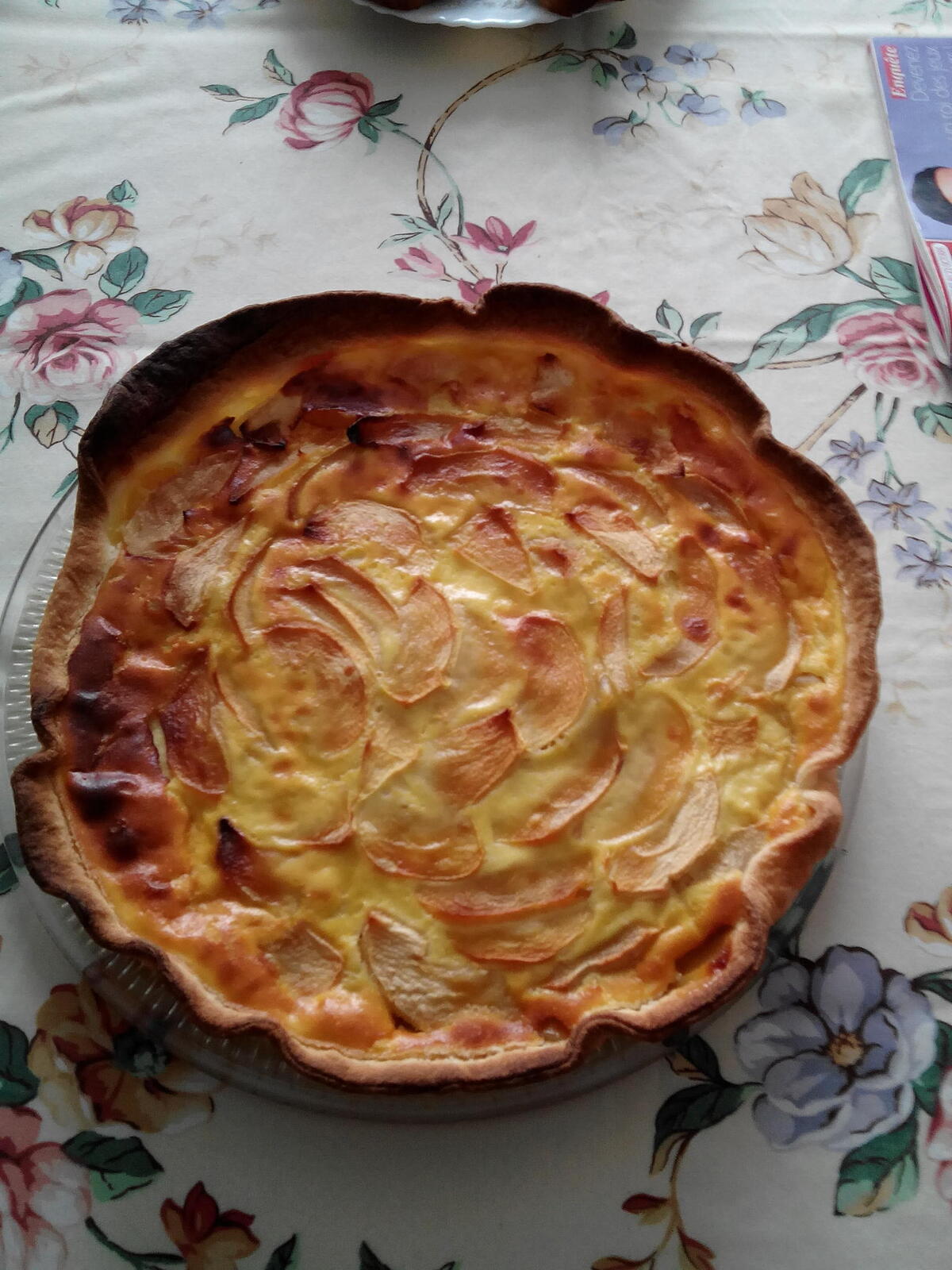 recette TARTE NORMANDE AUX POMMES