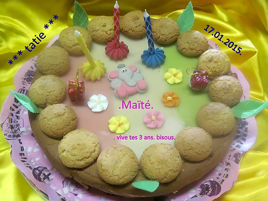 Recette de Gâteau crème de marron. sans cuisson.