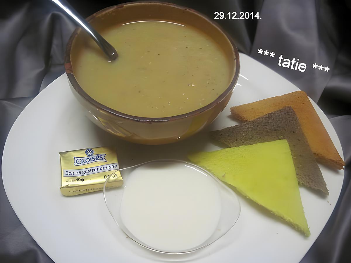 recette Soupe aux lentilles corail.