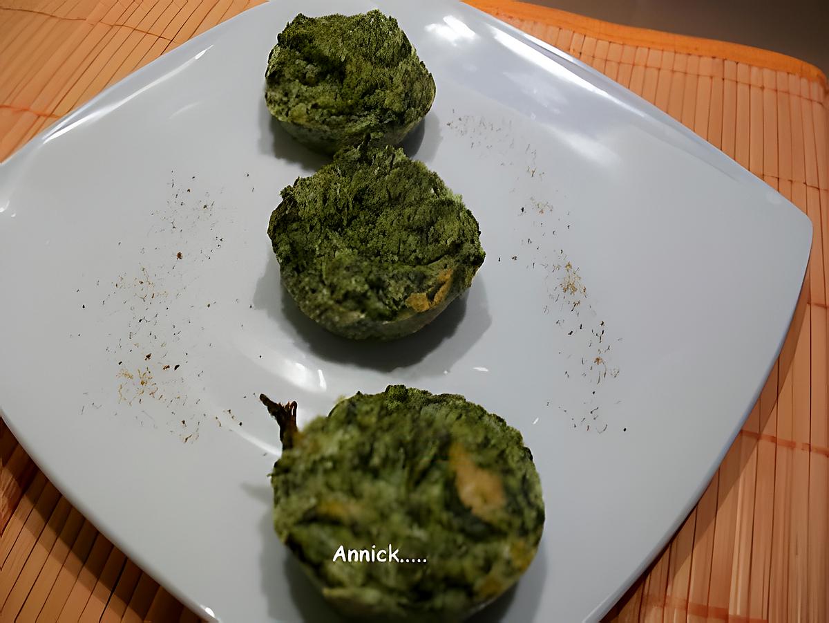 recette petits flans "tous verts"