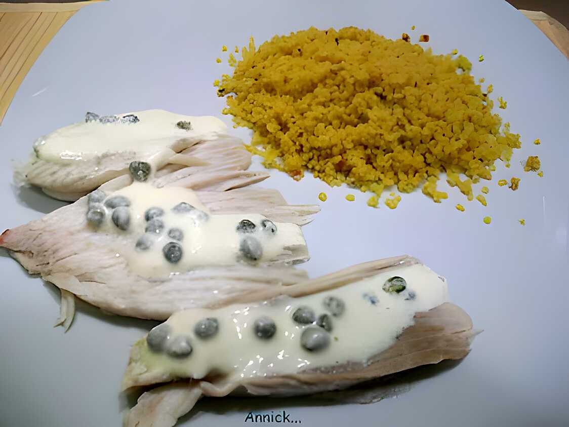 Aile De Raie Sauce Citron Câpres www.lesfoodies.com