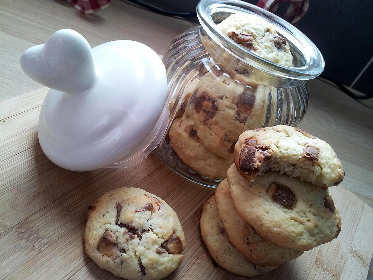 recette Cookies au pépites de kinder