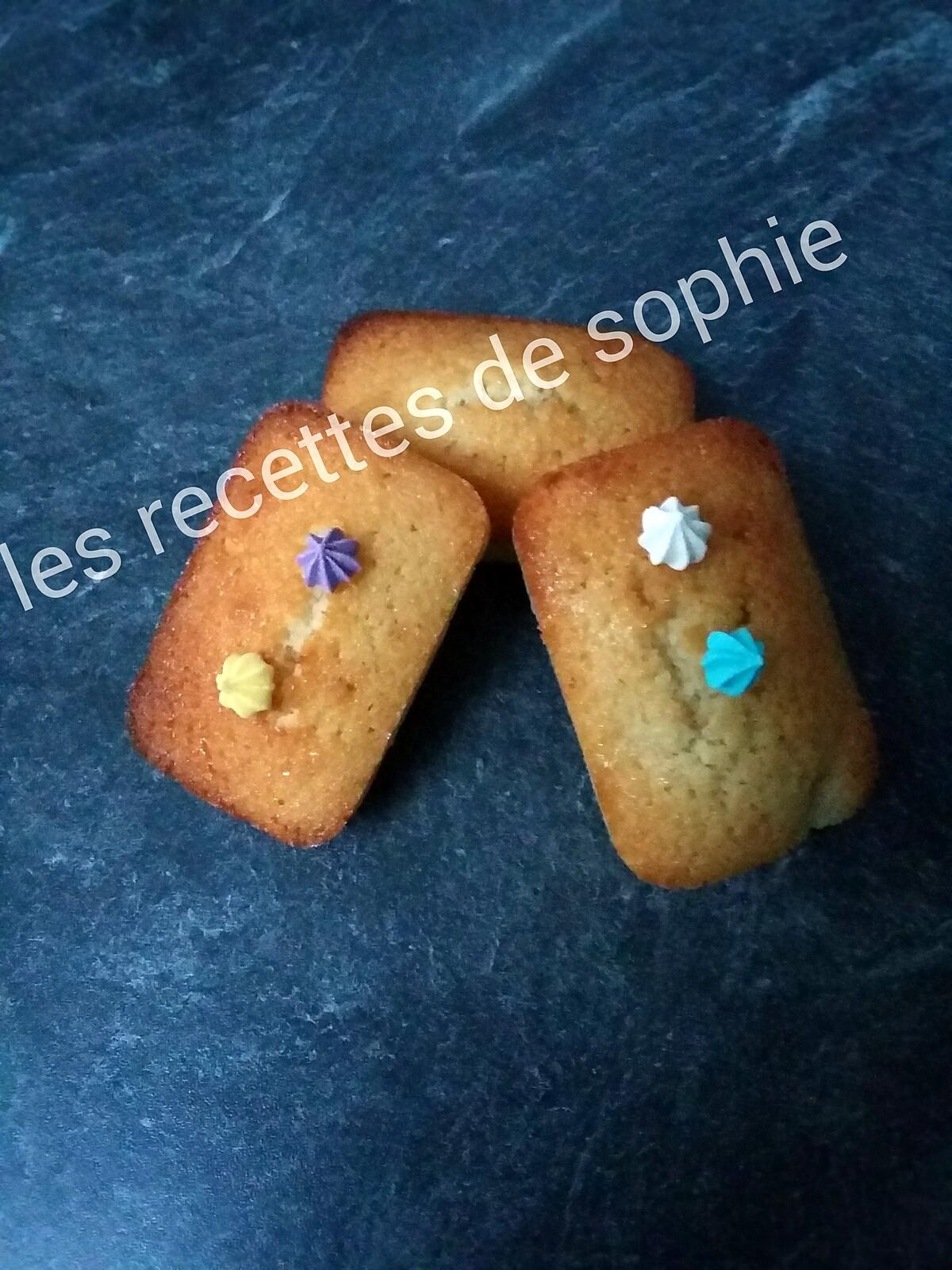 recette Financier aux pêches