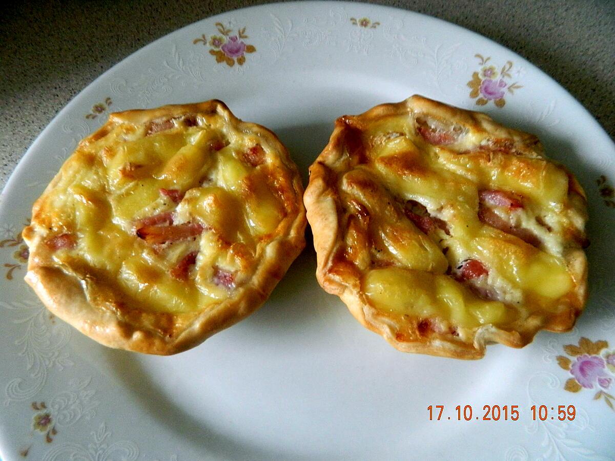 recette Tartelettes camembert & pommes