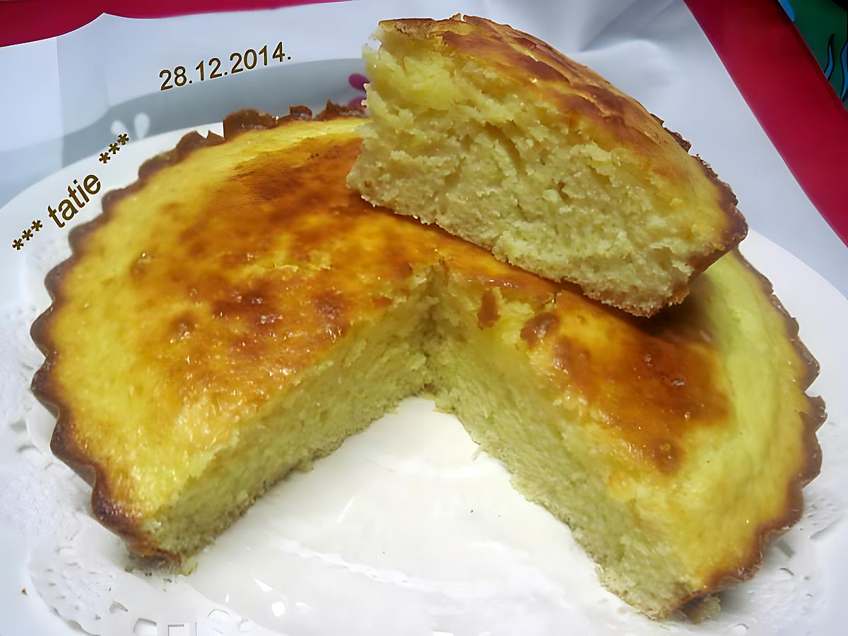 recette Gâteau à la crème fraiche au citron.