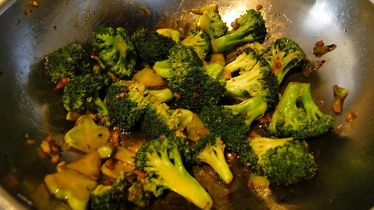 recette Broccoli sauce aux huîtres