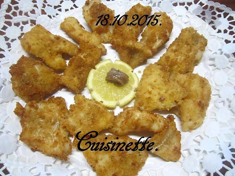 recette Poisson cabillaud frits.