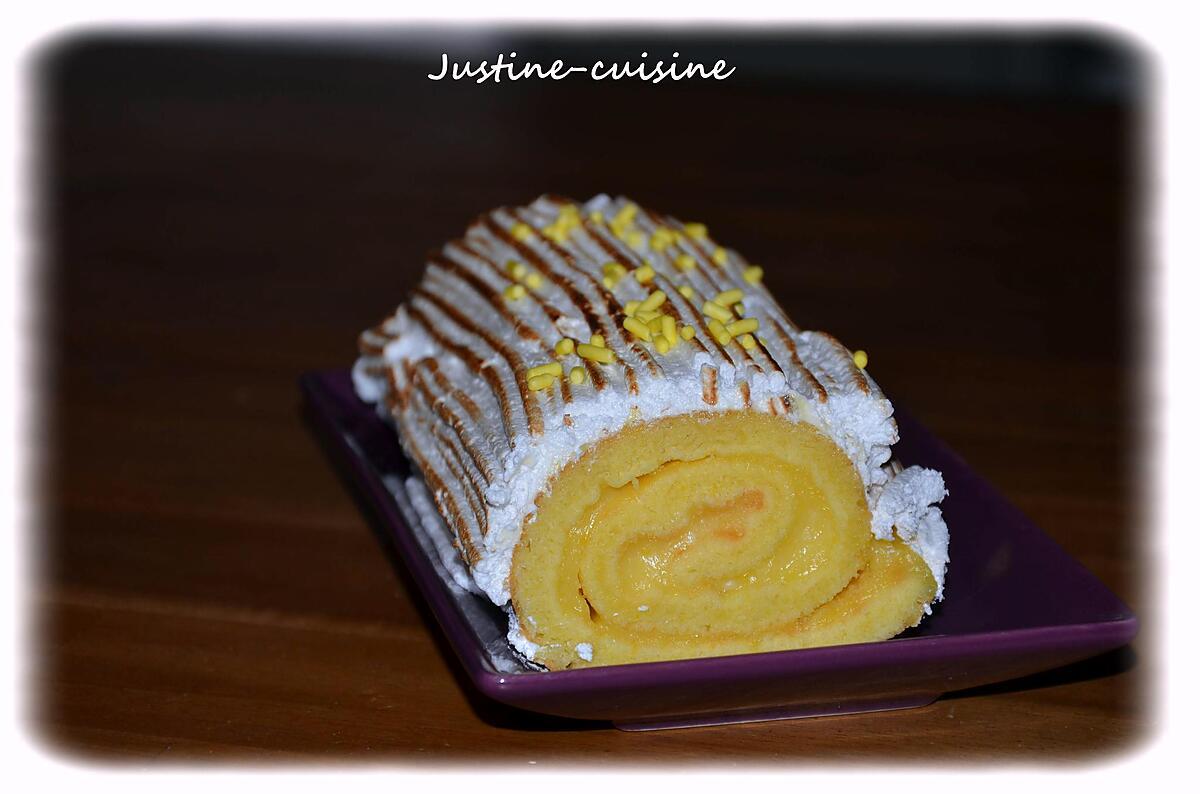 recette Bûche façon citron meringuée