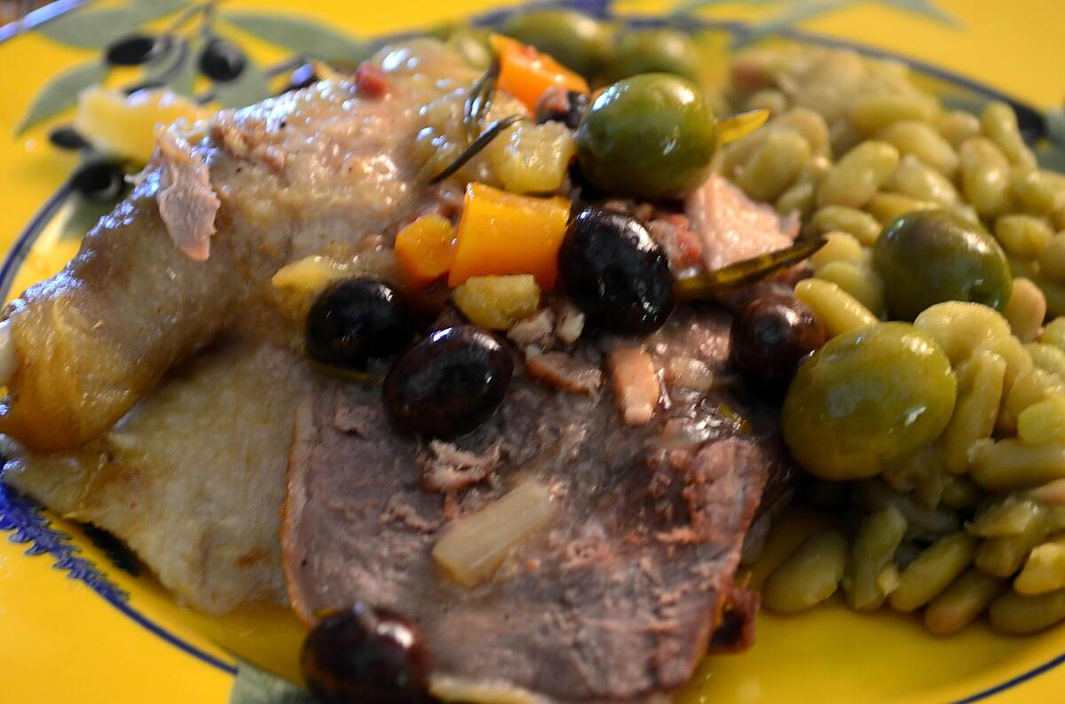 recette CANARD AUX OLIVES DE MAMY MONIQUE