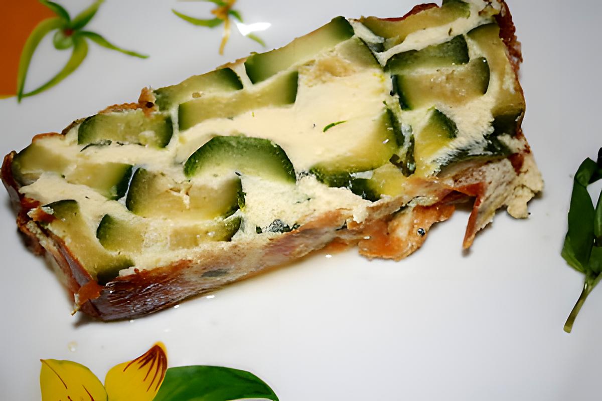 recette FLAN DE COURGETTES AU BASILIC