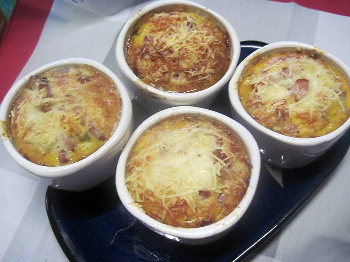 recette Clafoutis à la courge et lardons fumés.