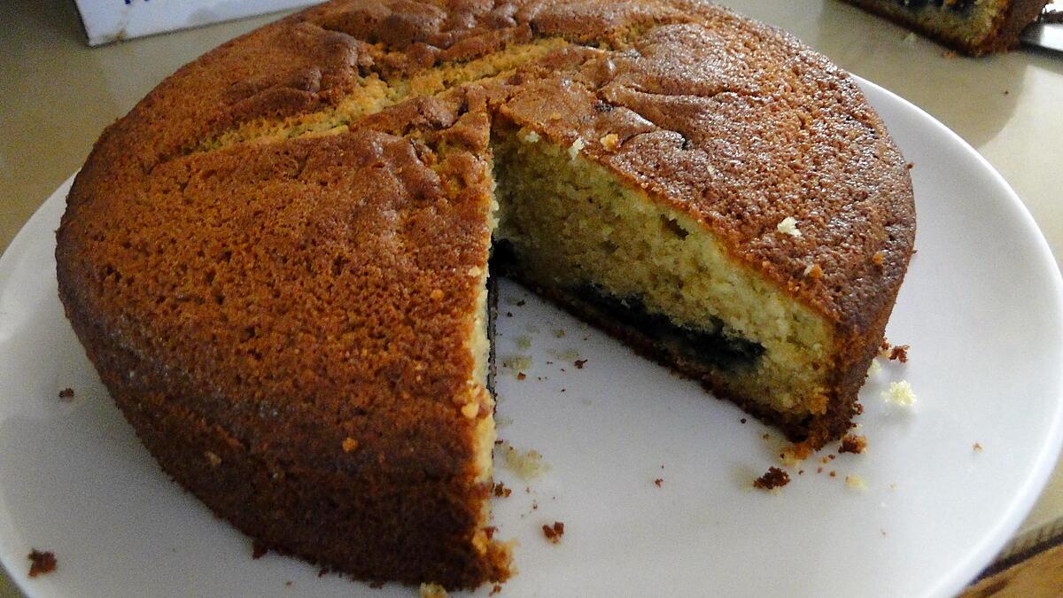 recette Gâteau au yaourt et aux myrtilles