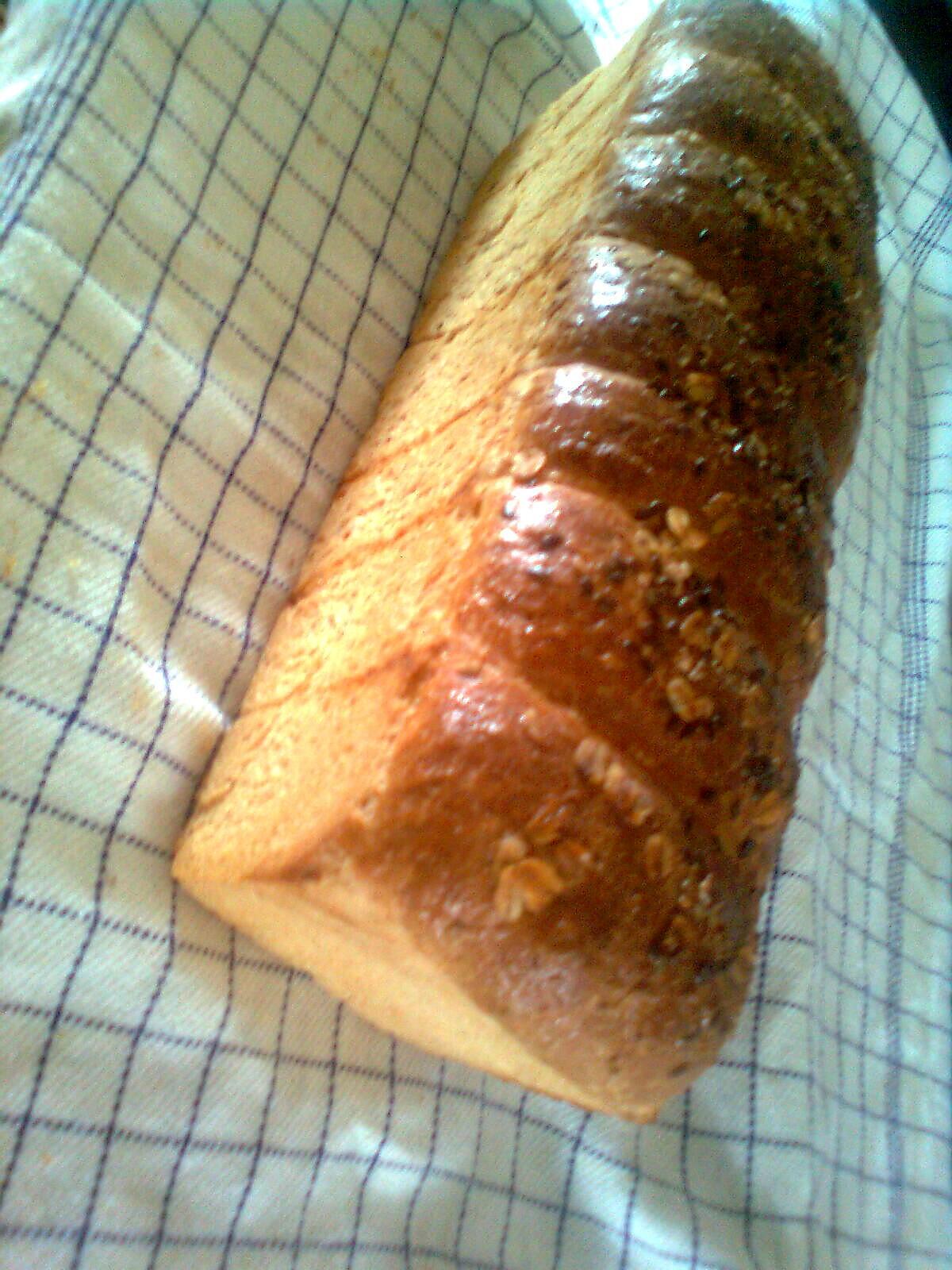 recette pain au flocon d'avoine