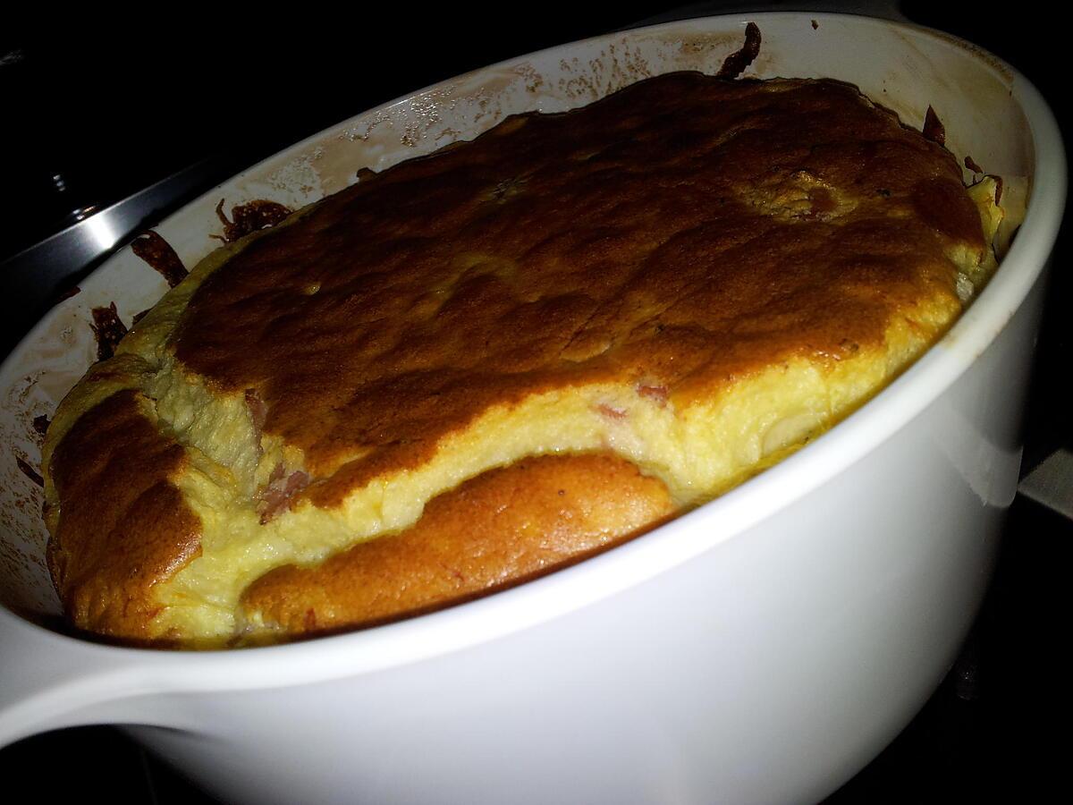 recette Soufflé au jambon-mozzarella