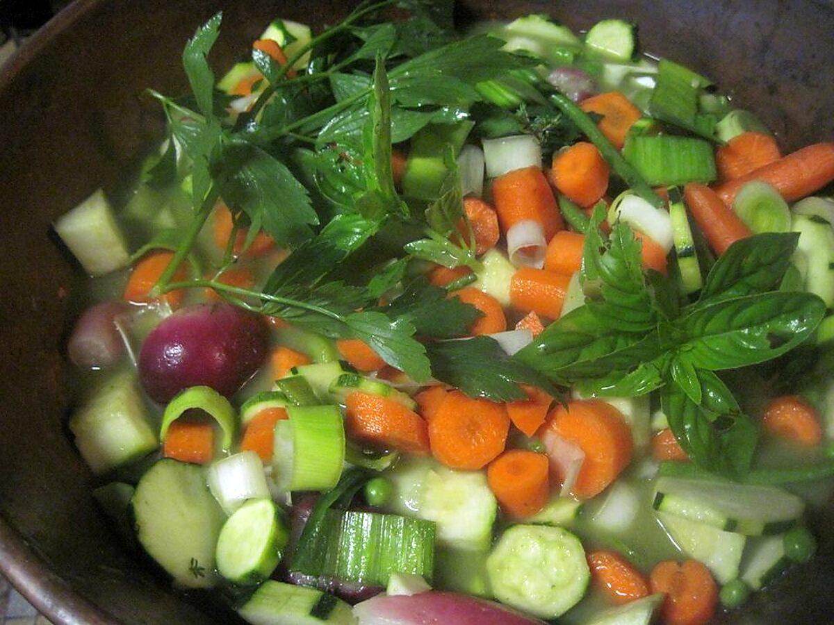 recette Soupe de légumes. stérilisées.
