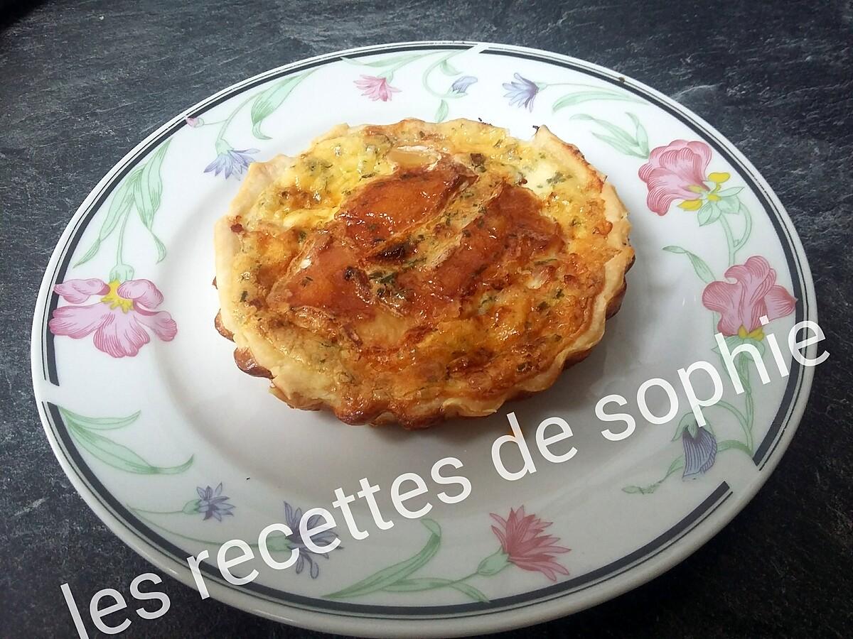 recette Tarte au lardon et camembert