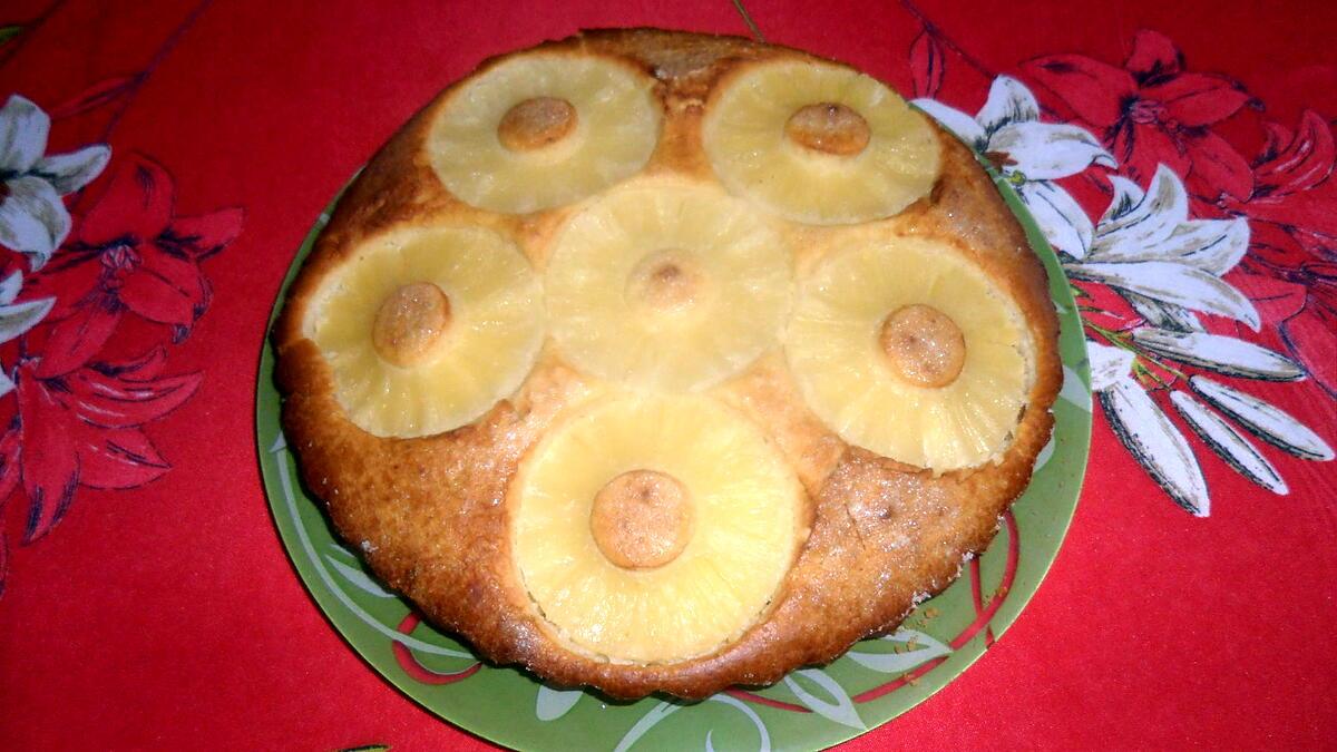 recette Gateau amande ananas