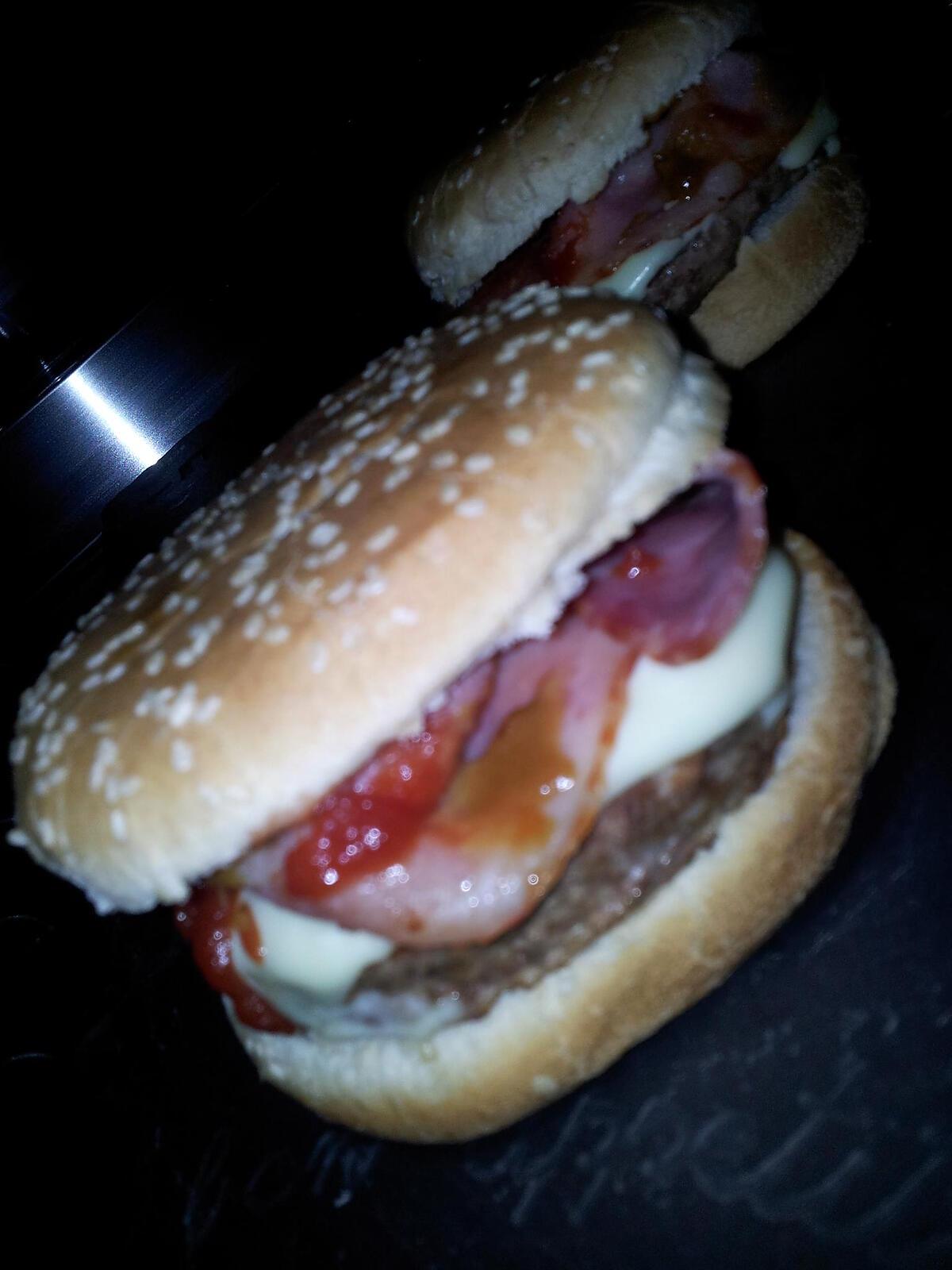 recette Cheeseburger au bacon