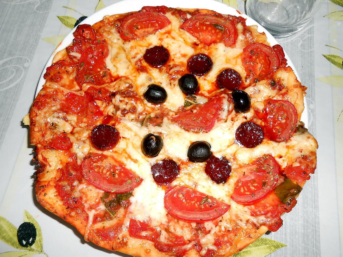 recette PIZZA AU CHORIZO