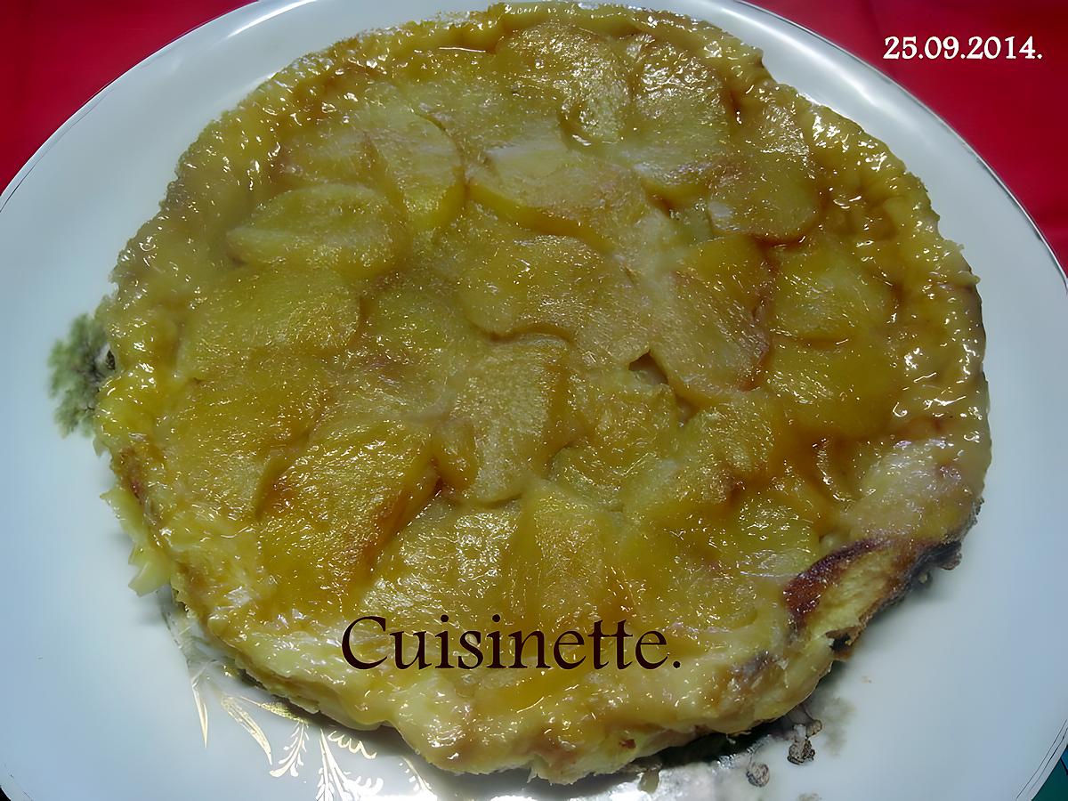 recette Tatin aux pommes pour diabétique.