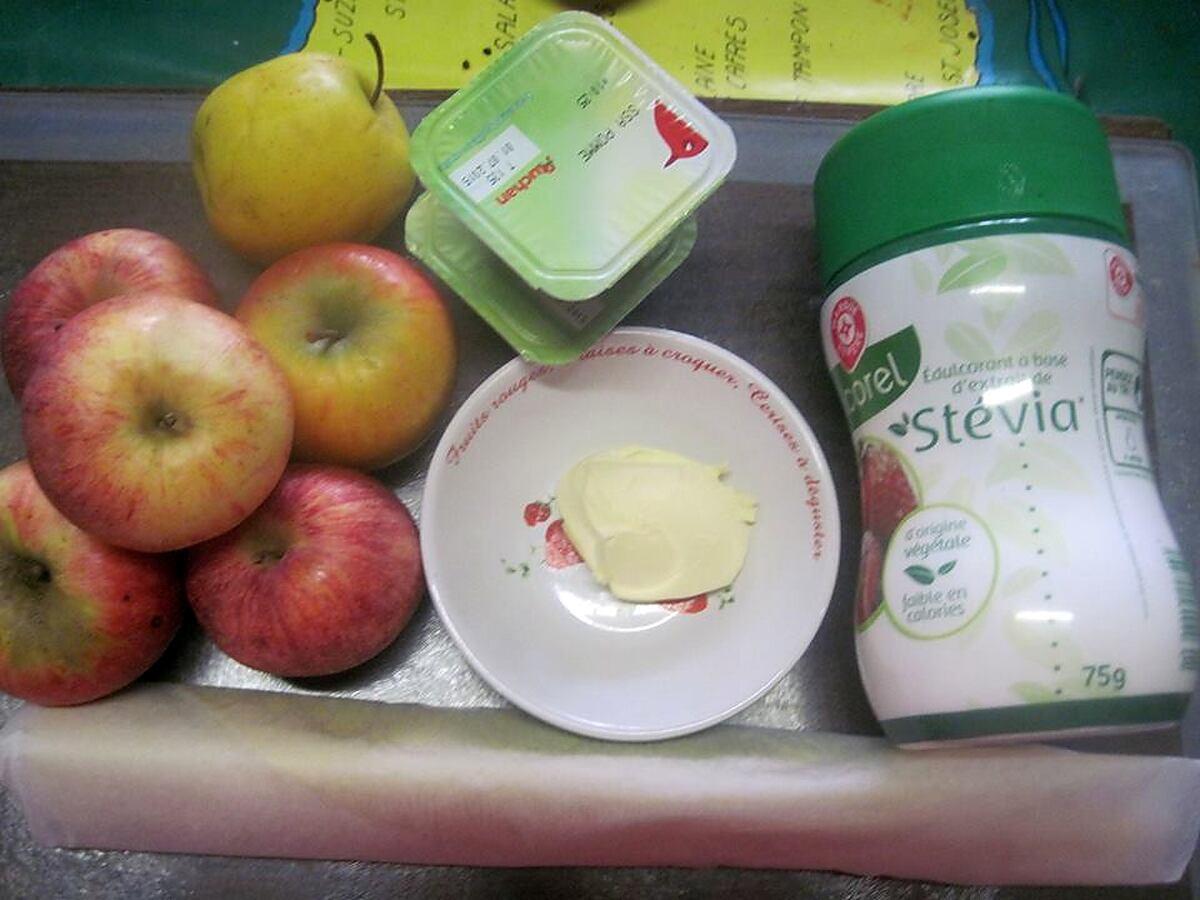 recette Tatin aux pommes pour diabétique.