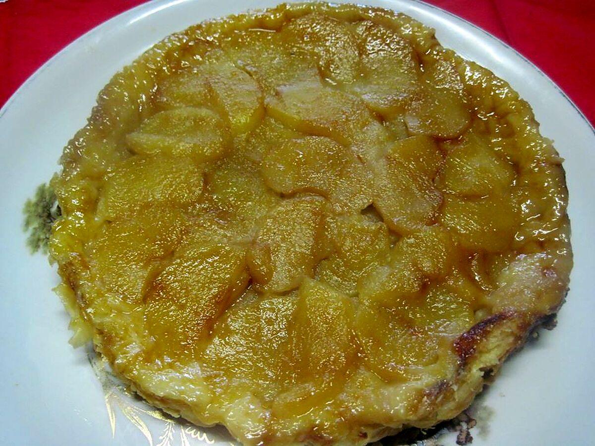 recette Tatin aux pommes pour diabétique.