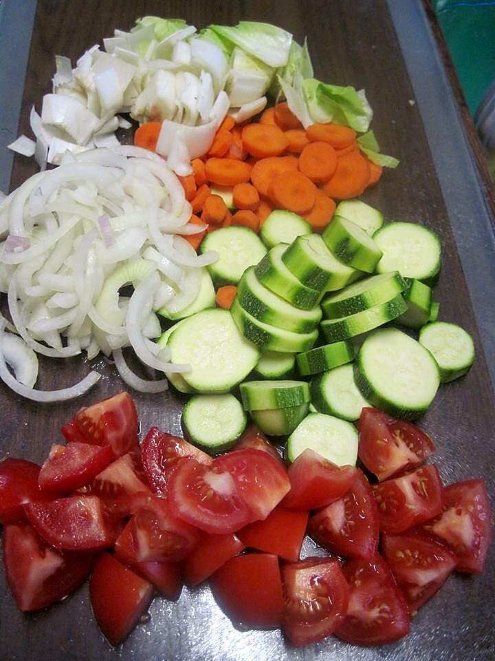 recette Filet de porc aux légumes.