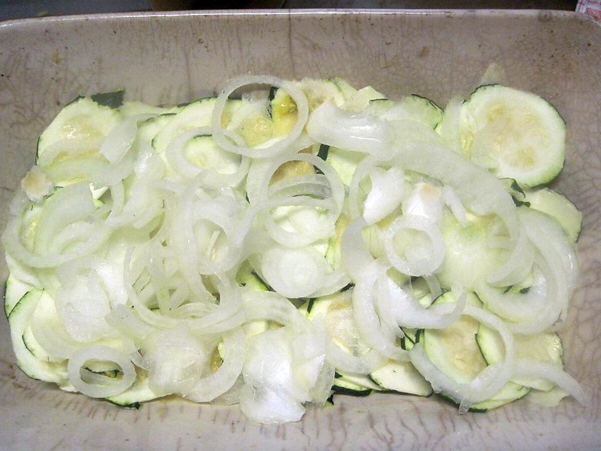 recette Gratin de courgettes au parmesan.