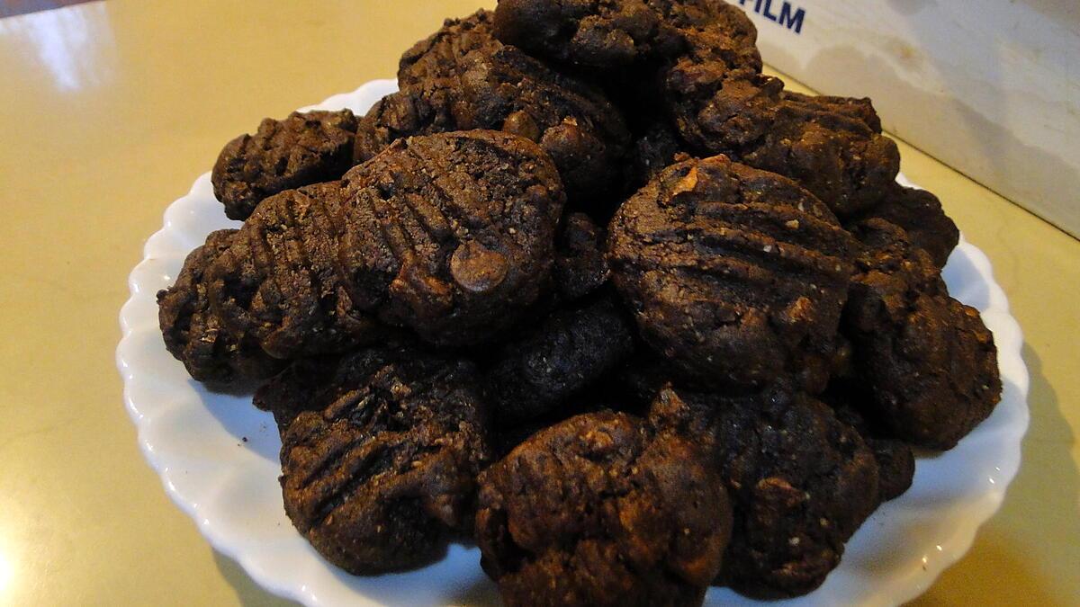 recette Biscuits au chocolat et aux abricots secs